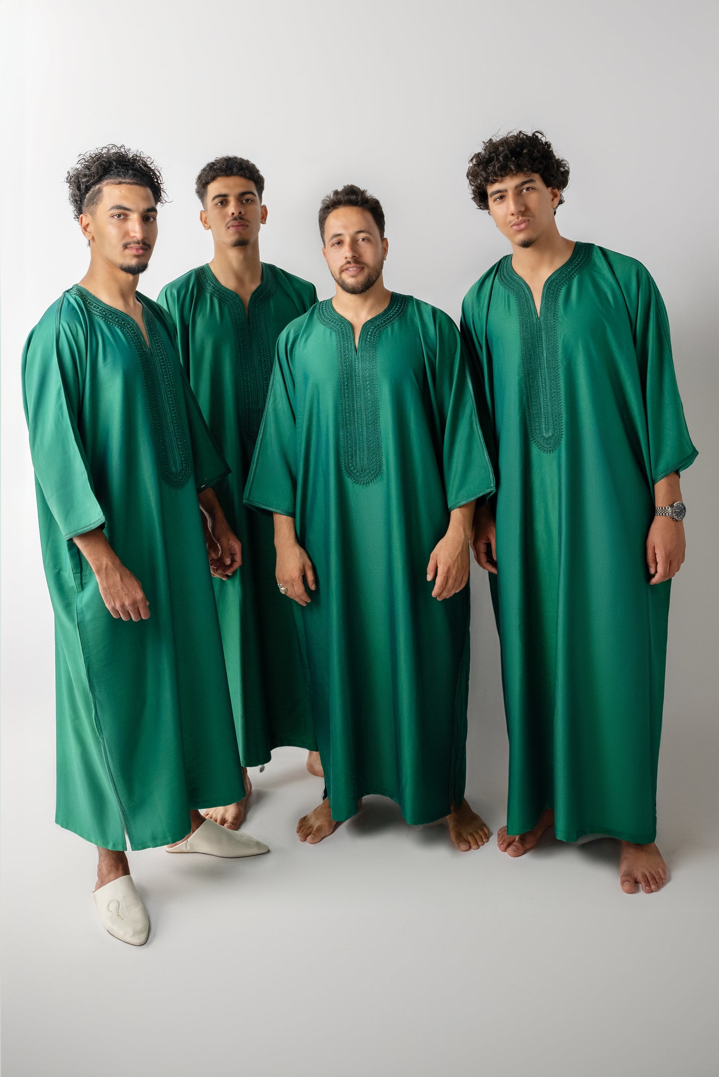 Emerald Green Moroccan Gandoura