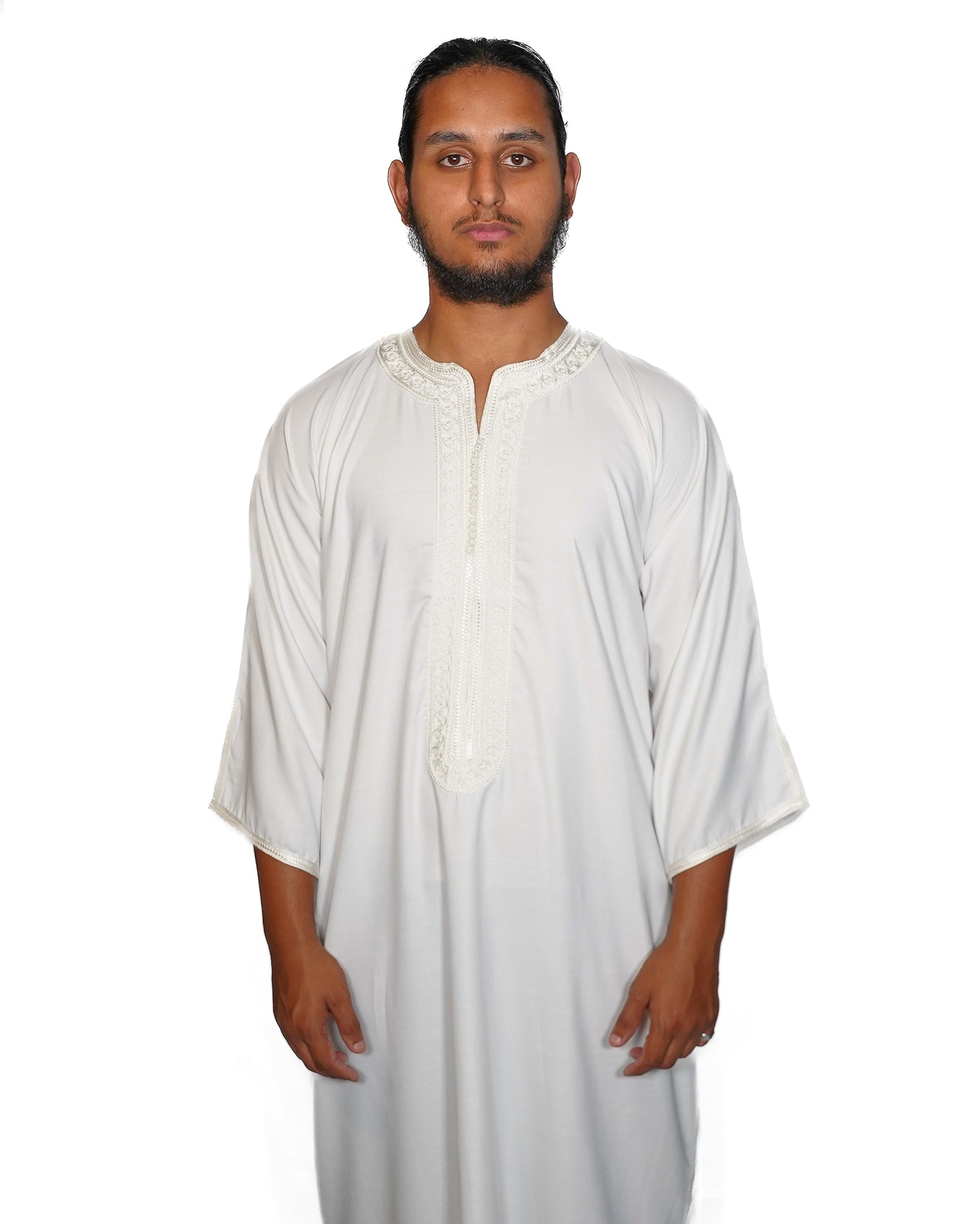 White Moroccan Gandoura 
