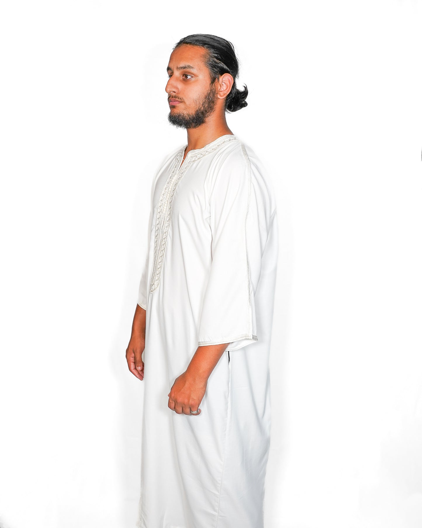 White Moroccan Gandoura 
