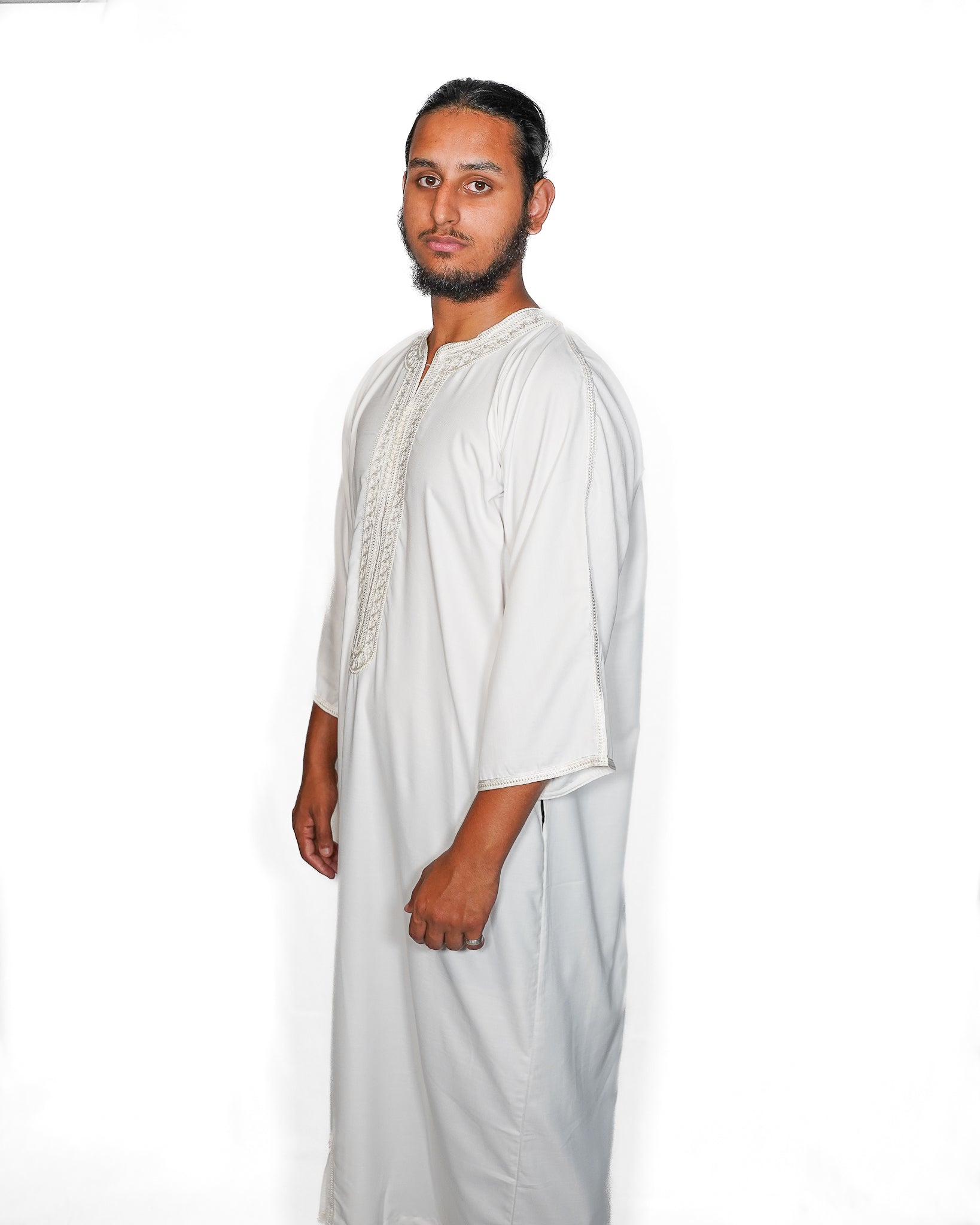 White Moroccan Gandoura 