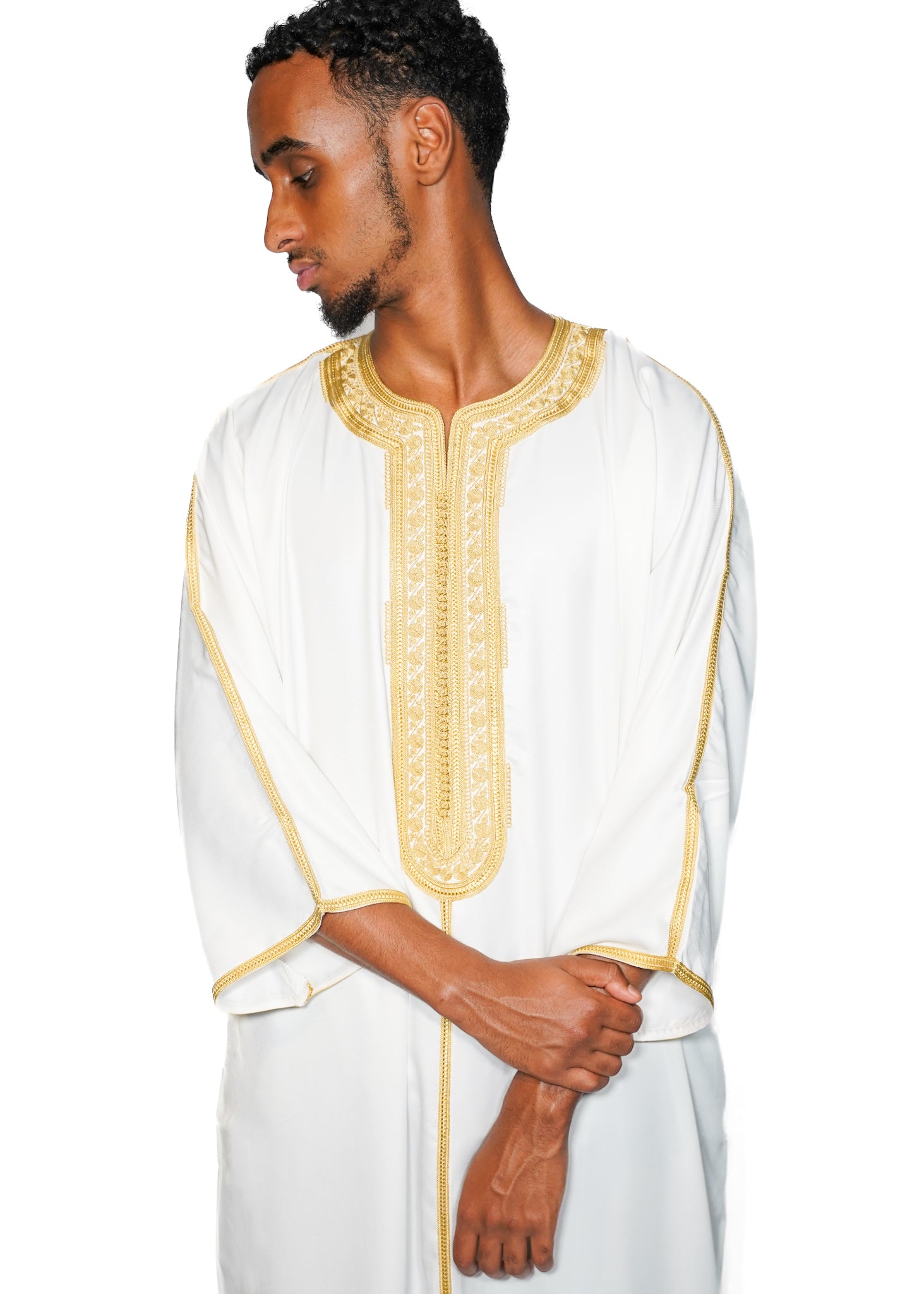 Gold Moroccan Gandoura