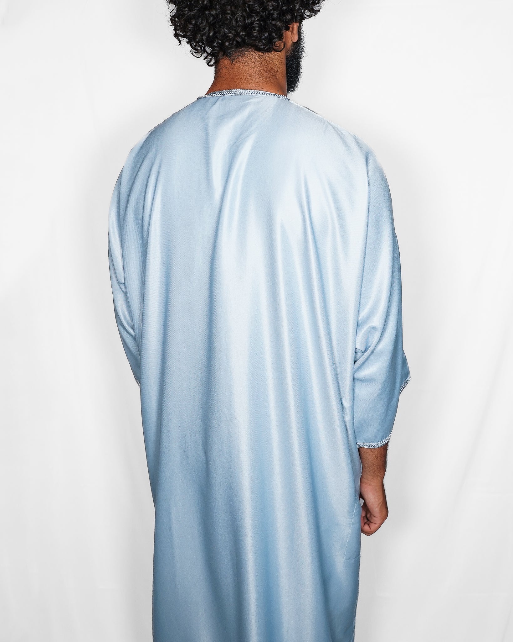 Sky Blue Moroccan Gandoura