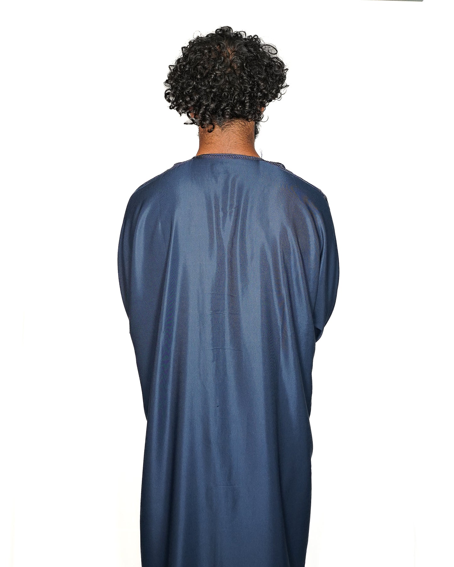 Navy Blue Moroccan Gandoura
