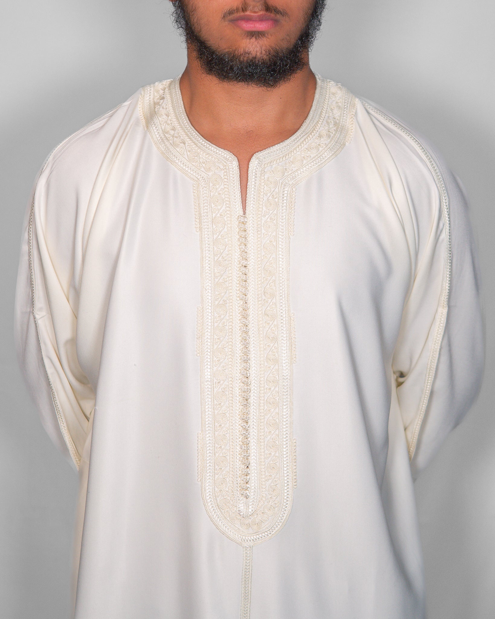 Cream Moroccan Gandoura