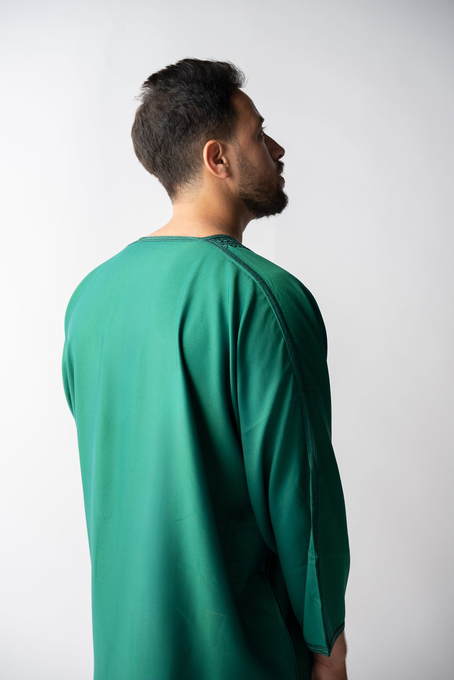 Emerald Green Moroccan Gandoura