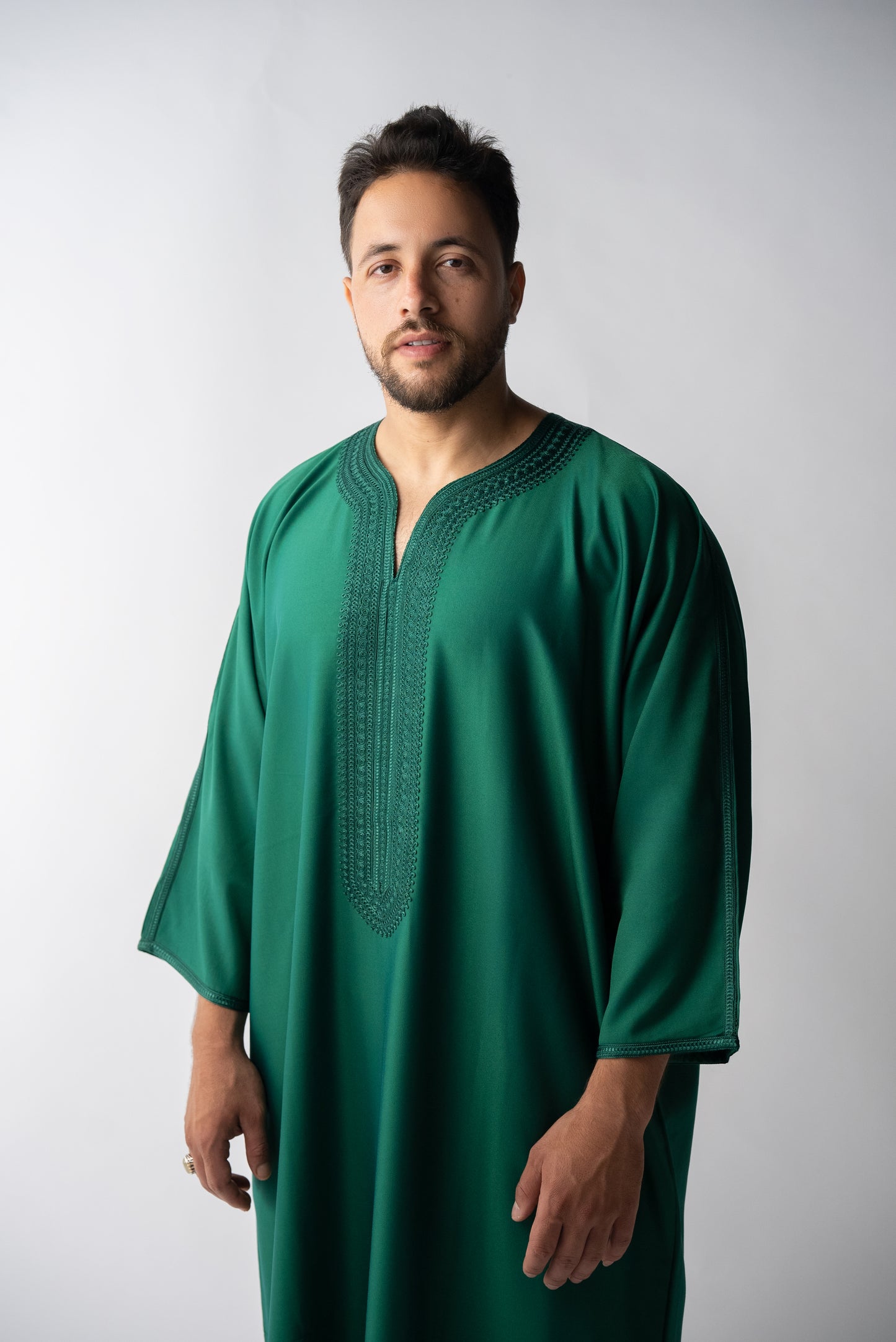 Emerald Green Moroccan Gandoura
