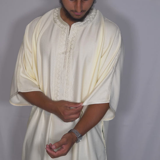 Cream Moroccan Gandoura
